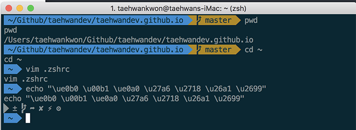 Mac OS 터미널에 ZSH 설치하기